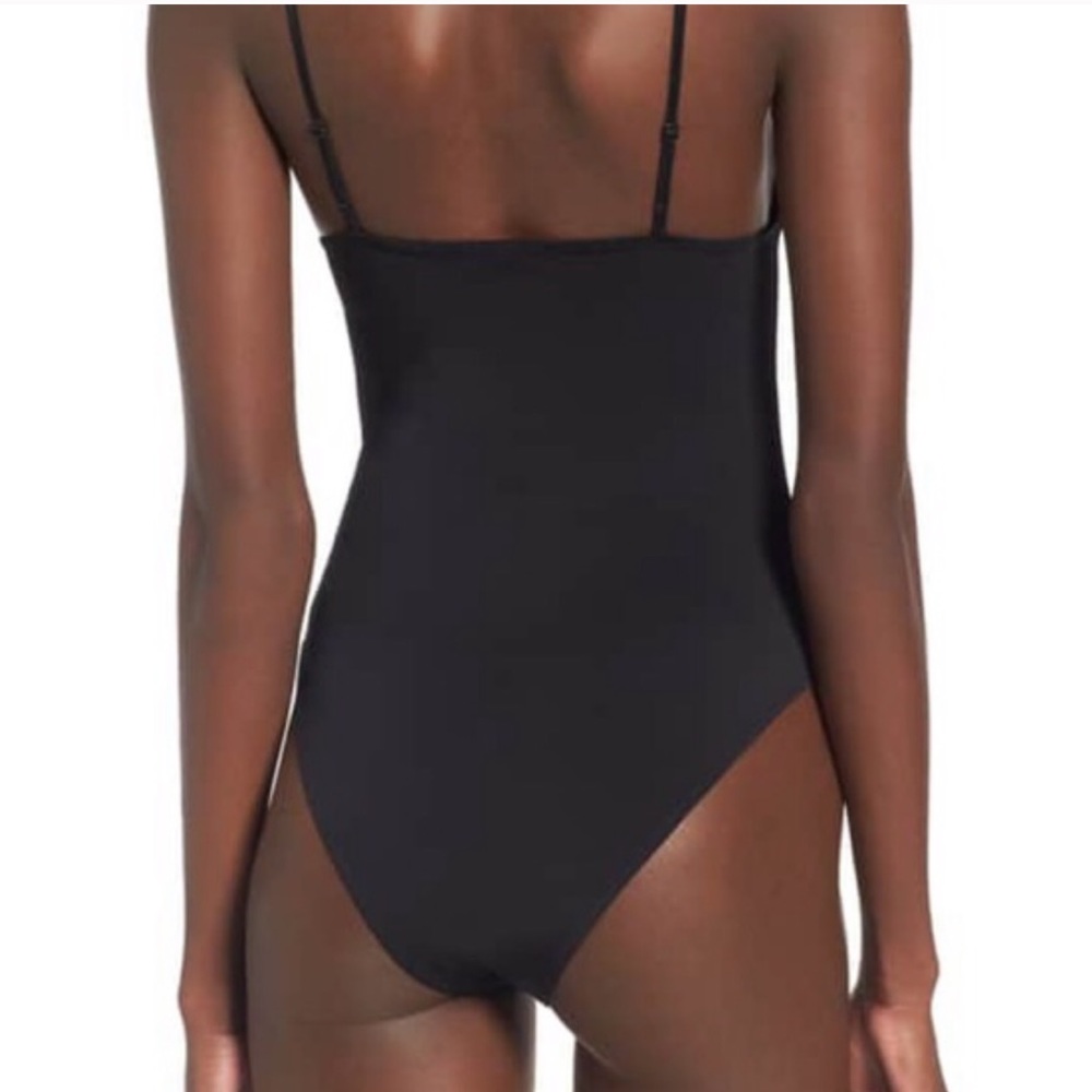 NWOT Black Leith Twisted Bodysuit